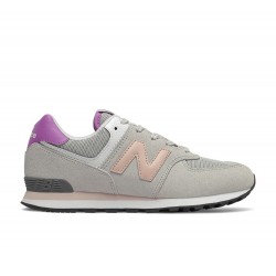 NEW BALANCE ΚΟΡΙΤΣΙΣΤΙΚΟ SNEAKER GC574HZ1 ΑΝΟΙΧΤΟ  ΓΚΡΙ ΛΙΛΑ ΡΟΖ